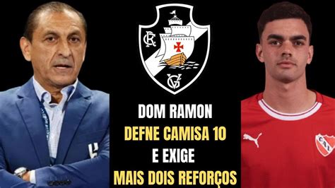 FNALMENTE VASCO DEFINE CAMISA10 E NEGOCIA MAIS DOIS REFORÇOS DE