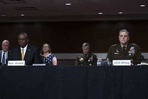 Dvids Images Secdef Dod Comptroller And Cjcs Testify Before Sasc