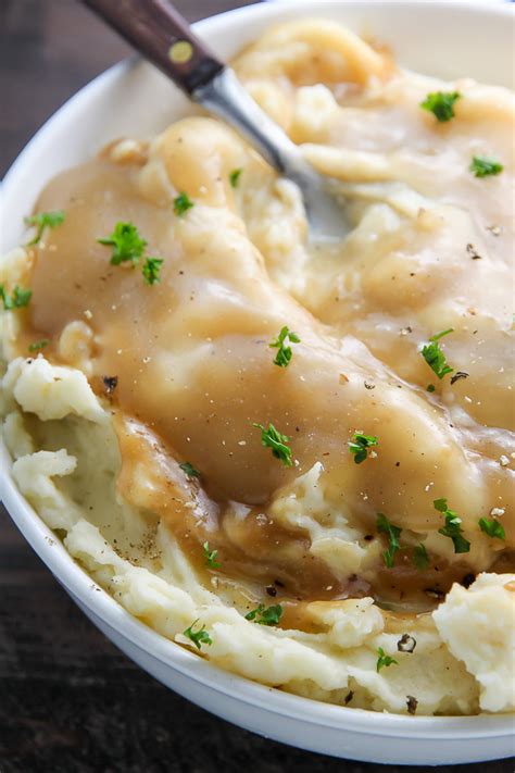 Roasted Garlic And Caramelized Onion Mashed Potatoes Baker By Nature