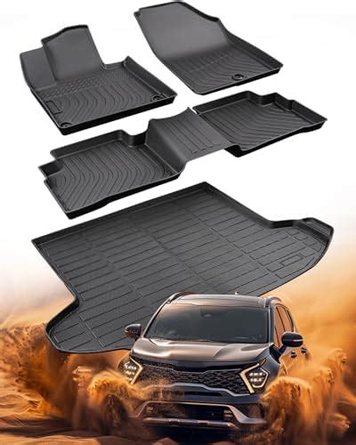 All Weather Floor Mats Set Custom Fit For Kia Sportage Gasoline