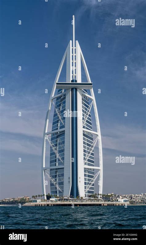 Exterior view of the Burj Al Arab hotel in Dubai, UAE Stock Photo - Alamy