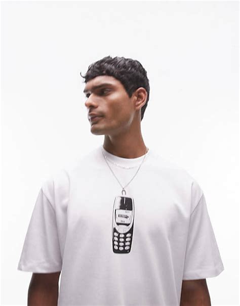 Topman X The Streets Premium Oversized Fit T Shirt With Front And Back