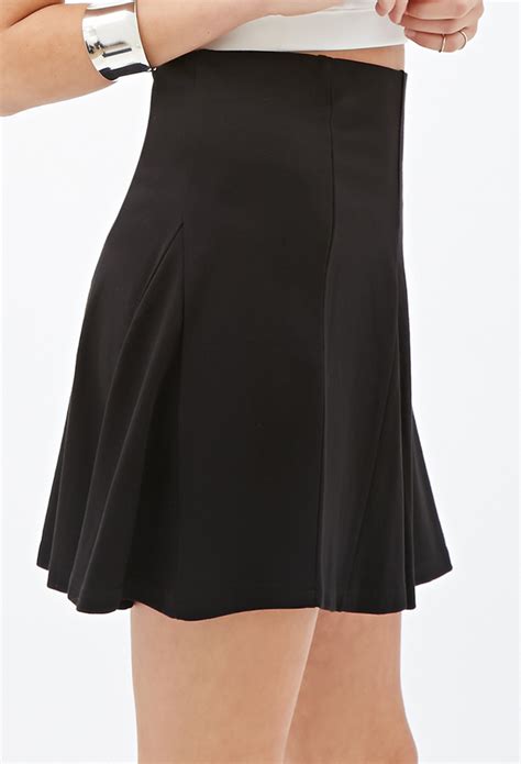 Forever 21 Pleated Skater Skirt 9 Forever 21 Lookastic