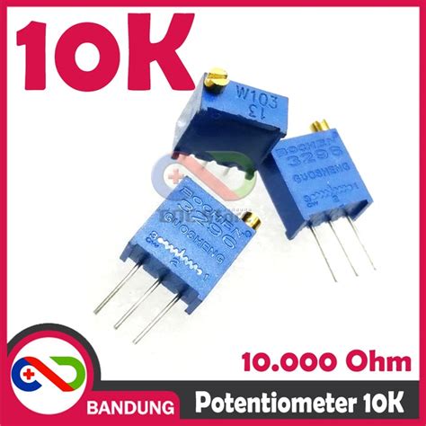 Jual Potensiometer K Potentiometer Potensio Trimpot Multiturn Vr