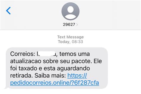 Correios Alertam Para Golpe De Sms De Encomenda Presa Na Alf Ndega