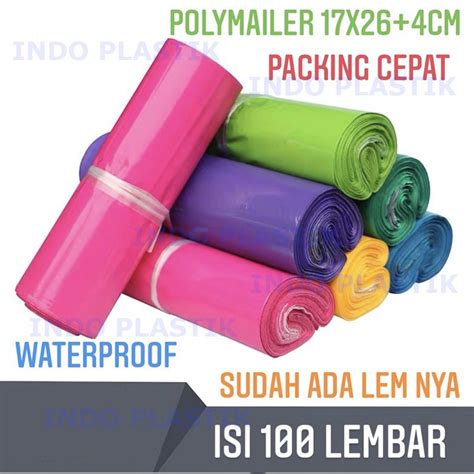 Jual Polymailer Warna X Cm Isi Plastik Packing X Cm Isi