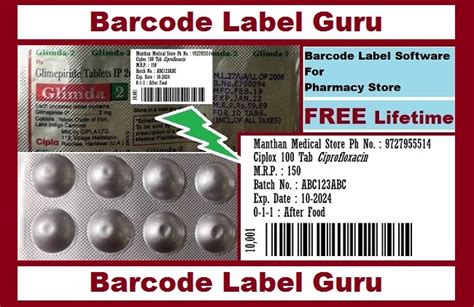 Free Barcode Label Printing Software For Pharmacy Barcode Label Guru