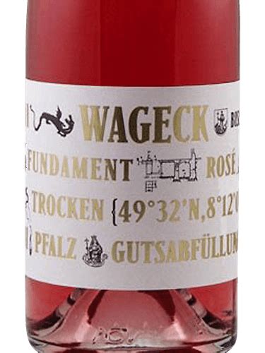 Wageck Pfaffmann Fundament Ros Trocken Vivino