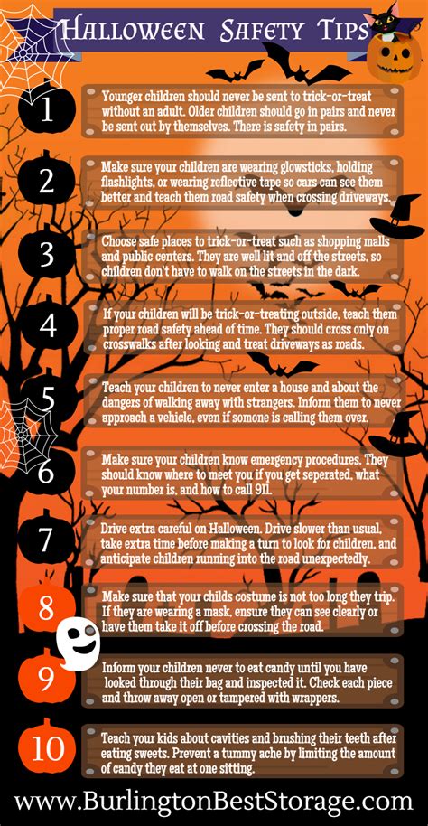 Printable Halloween Safety Tips