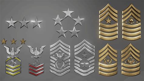 3D Military Insignia Set in Props - UE Marketplace