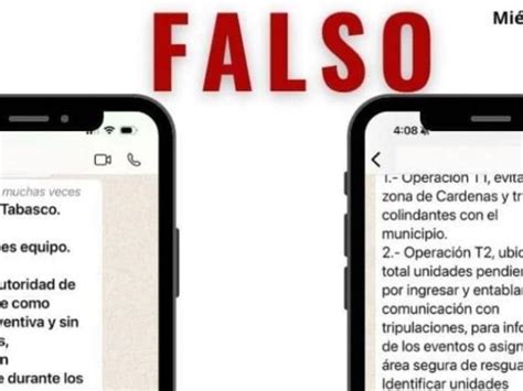 Gobierno De Tabasco Son Falsos Los Mensajes De Alerta