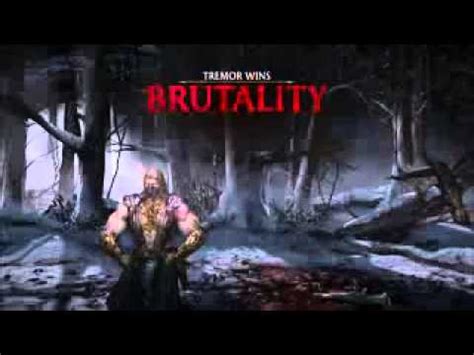 Mortal Kombat X Tremors Secret Brutality YouTube