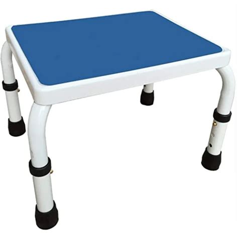 Adjustable Step Double Safe Deluxe Step Stool/footstool With Dual ...