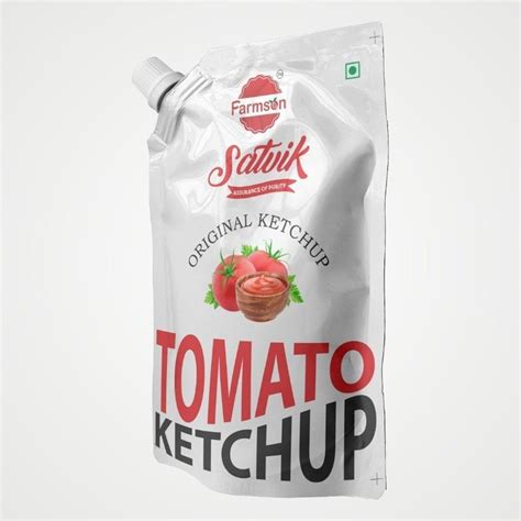 1kg Satvik Original Tomato Ketchup Packaging Type Pouch At ₹ 65 In Nashik