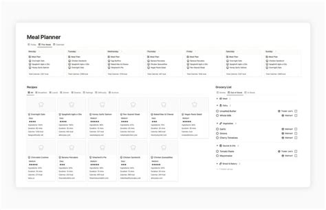 Pin On Notion Meal Planner Planner Notions