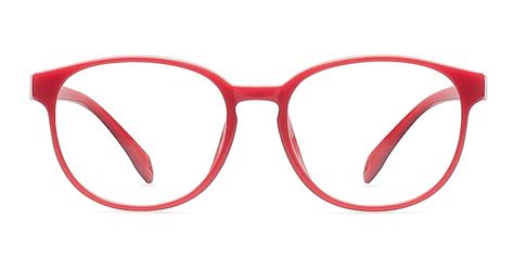 Alessandra Round Red Glasses For Women Eyebuydirect Canada