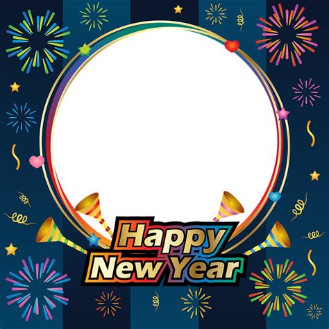 Download Frame New Year Firework Royalty Free Stock Illustration Image