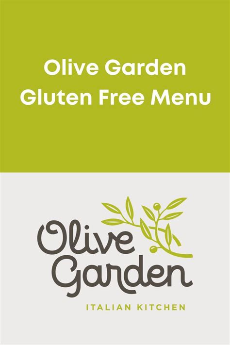 Olive Garden Gluten Free Menu