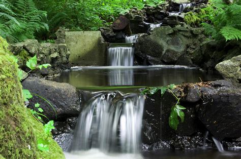 Cascading Waterfall by Foto-bear