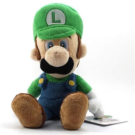 Super Mario Bros 9 Inch Luigi Plush Doll Sanei Super Mario Bros