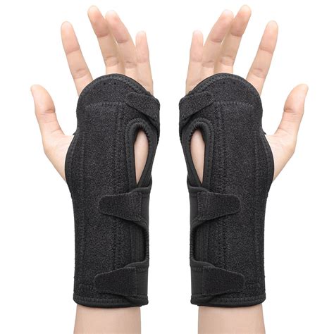 Buy Scurnhau Night Wrist Splint, Wrist Support Palm Cushion Relieves Carpal Tunnel Syndrome ...