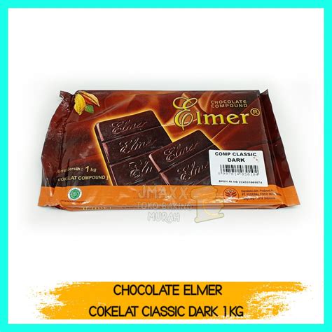 Jual Elmer Compound Classic Dark Chocolate Kg Shopee Indonesia