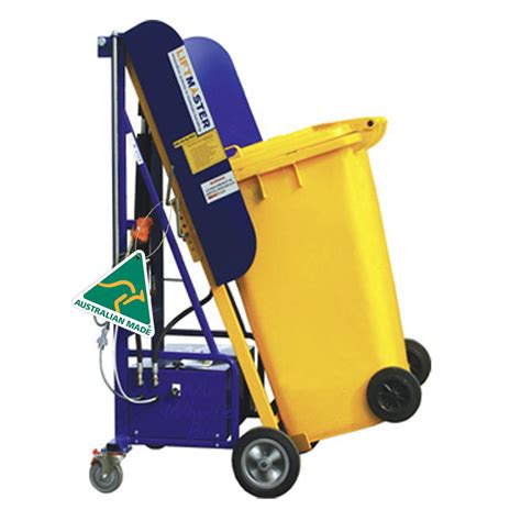 BLEH Electric Hydraulic Wheelie Bin Tipper 150kg Mr Wheelie Bin