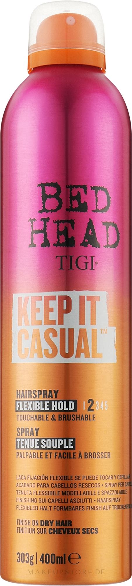 Tigi Bed Head Keep It Casual Hairspray Haarspray Mit Flexiblem Halt