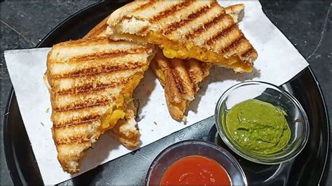 Aloo Sandwich Recipe Spicy Potato Sandwich Masala Toast Youtube