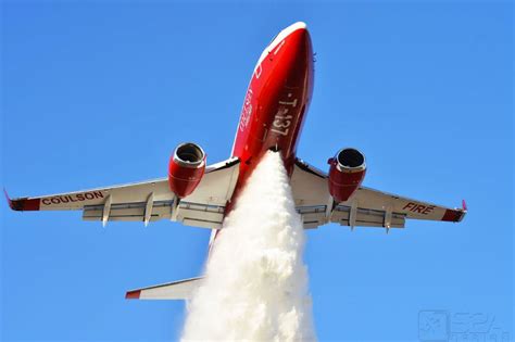 The First Drops From The 737 Air Tanker Fire Aviation