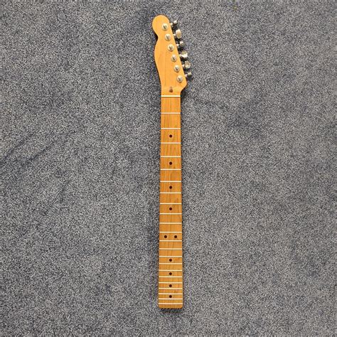 Warmoth Telecaster Neck Reverse Stainless Frets Hipshot Reverb