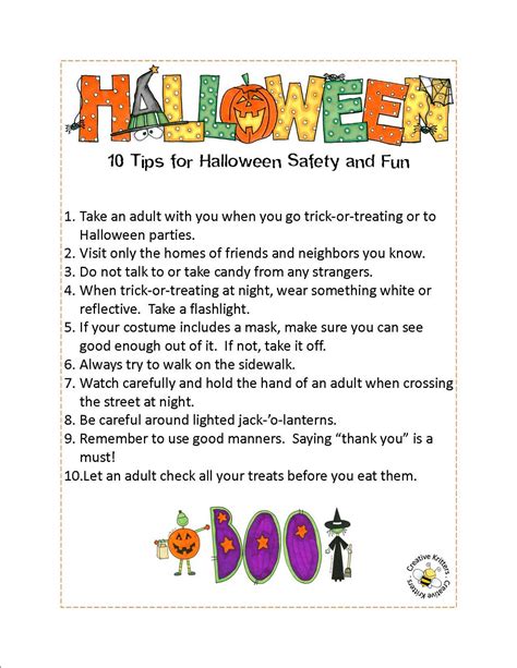 Creative Kritters: Autumn - Halloween Safety and Fun Tips