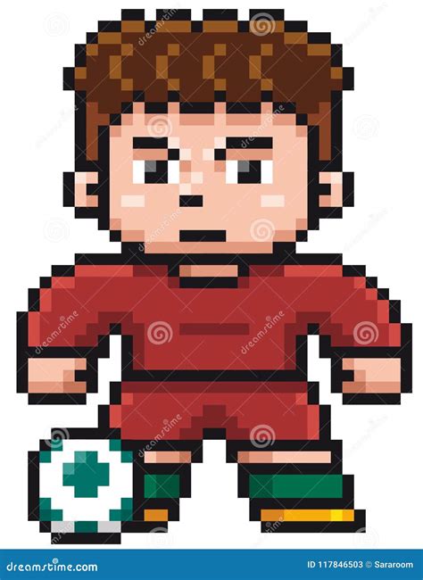 Soccer Player Stock Vector Illustration Of Football 117846503