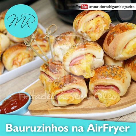 V Deo Bauruzinhos Na Airfryer Joelho Americano Enroladinho