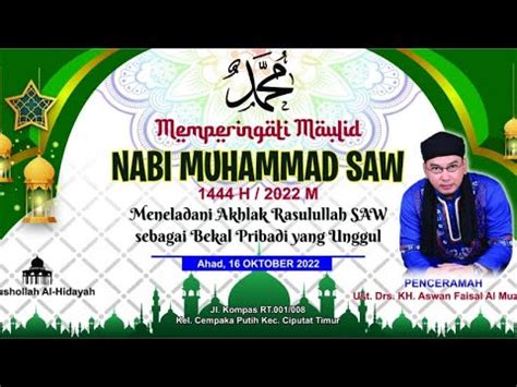 Ceramah Maulid Nabi Ust Aswan Musholla Alhidayah Kompas