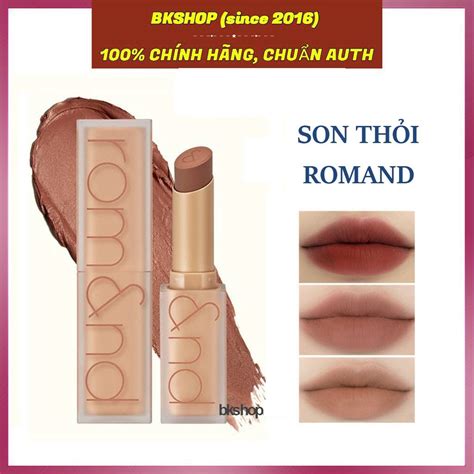 ROMAND Son thỏi romand Siêu Lì Cao Cấp Hàn Quốc Romand New Zero Matte