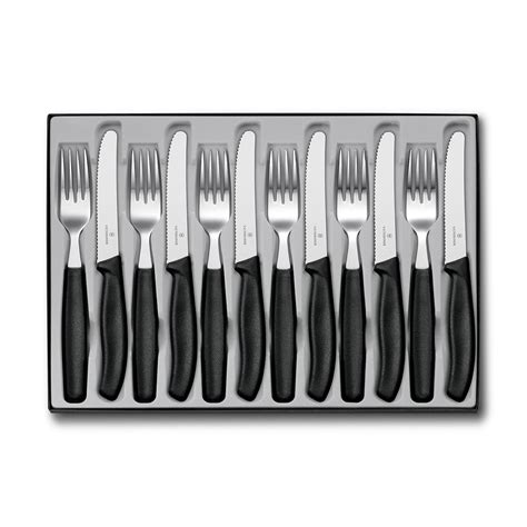 Victorinox Classic 12 Piece Knife & Fork Set