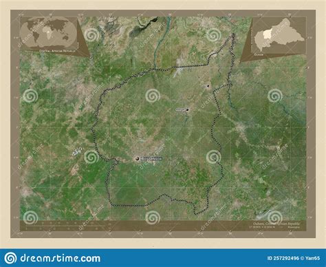 Ouham Central African Republic High Res Satellite Labelled Points Of