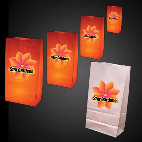 White Luminary Bags - Decorations