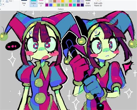 Pin By Yokaiwatchfein On Digital Circus Cute Drawings Circus Art Character Design