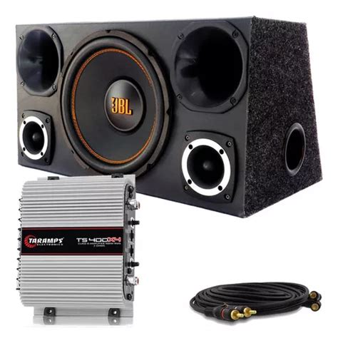 Caixa Trio Som Completa Sub 12 Jbl Selenium Modulo Taramps