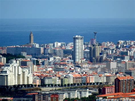 View Of Urban Center Of La Coruña City High Res Stock Photo Getty Images