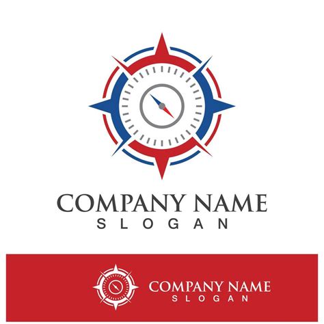 Compass Logo Template Vector Icon 13648644 Vector Art At Vecteezy