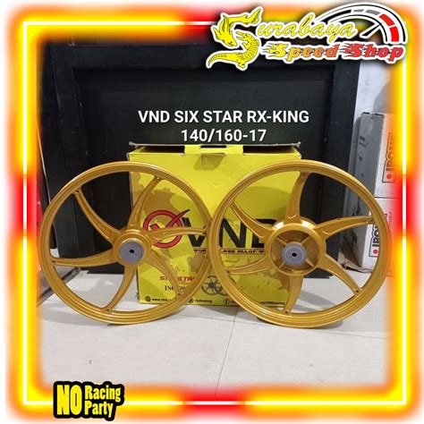 Jual Vnd Racing Velg Pelg Peleg Drag Tipe Six Star Palang Rxk Rx King