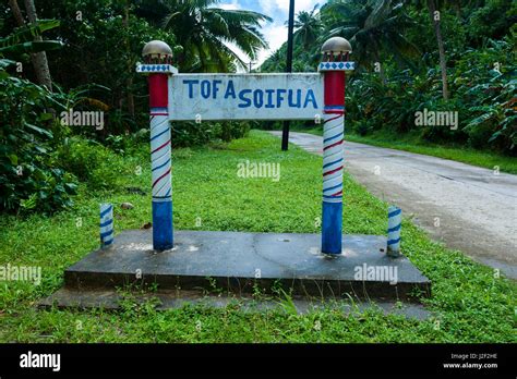 Village sign ofu island hi-res stock photography and images - Alamy