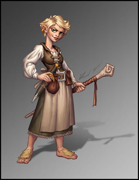 Halfling Wizard by Trollfeetwalker on DeviantArt