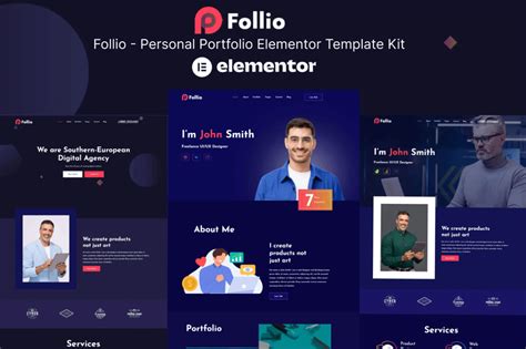 Follio - Personal Portfolio Elementor Template Kit