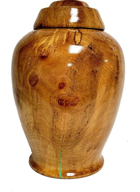 Hand Turned Ambrosia Maple Cremation Urn Cremation Urns Cremation Urn