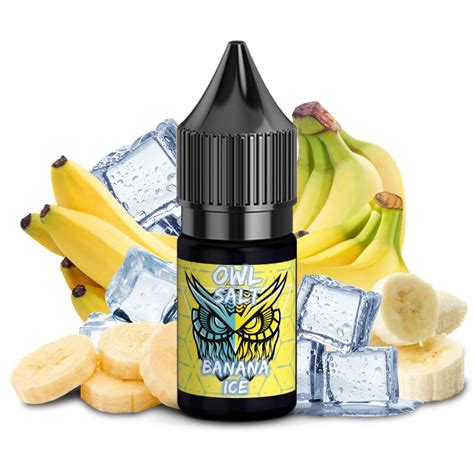 Banana Ice Liquid E Zigarette Nikotinsalzliquid Ml Owl Salt Ov