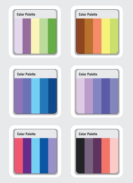 Premium Vector Color Palette Vector Art